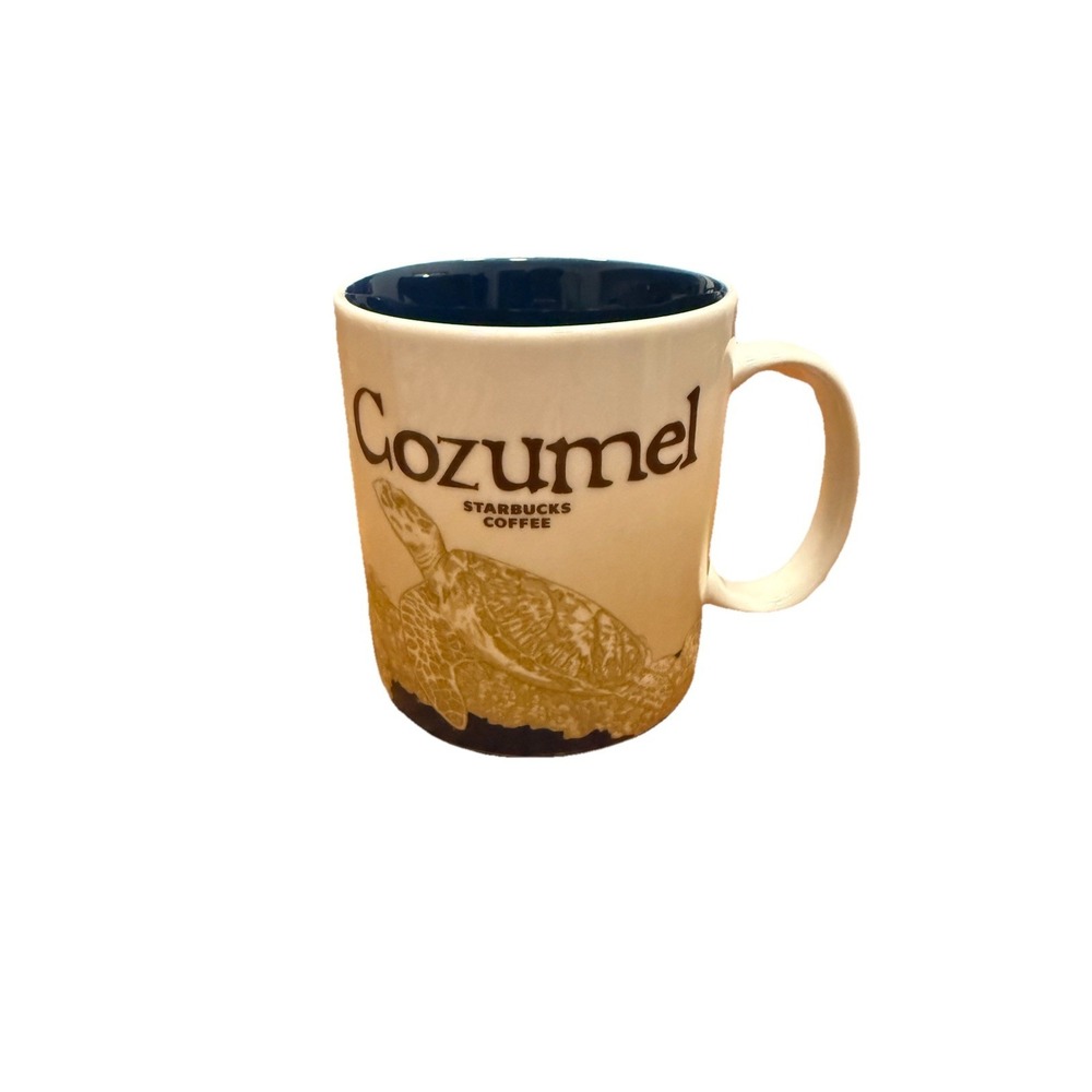 Starbucks Cozumel Coffee Mug Global Icon City 16 oz Collectors Series Cup 2016